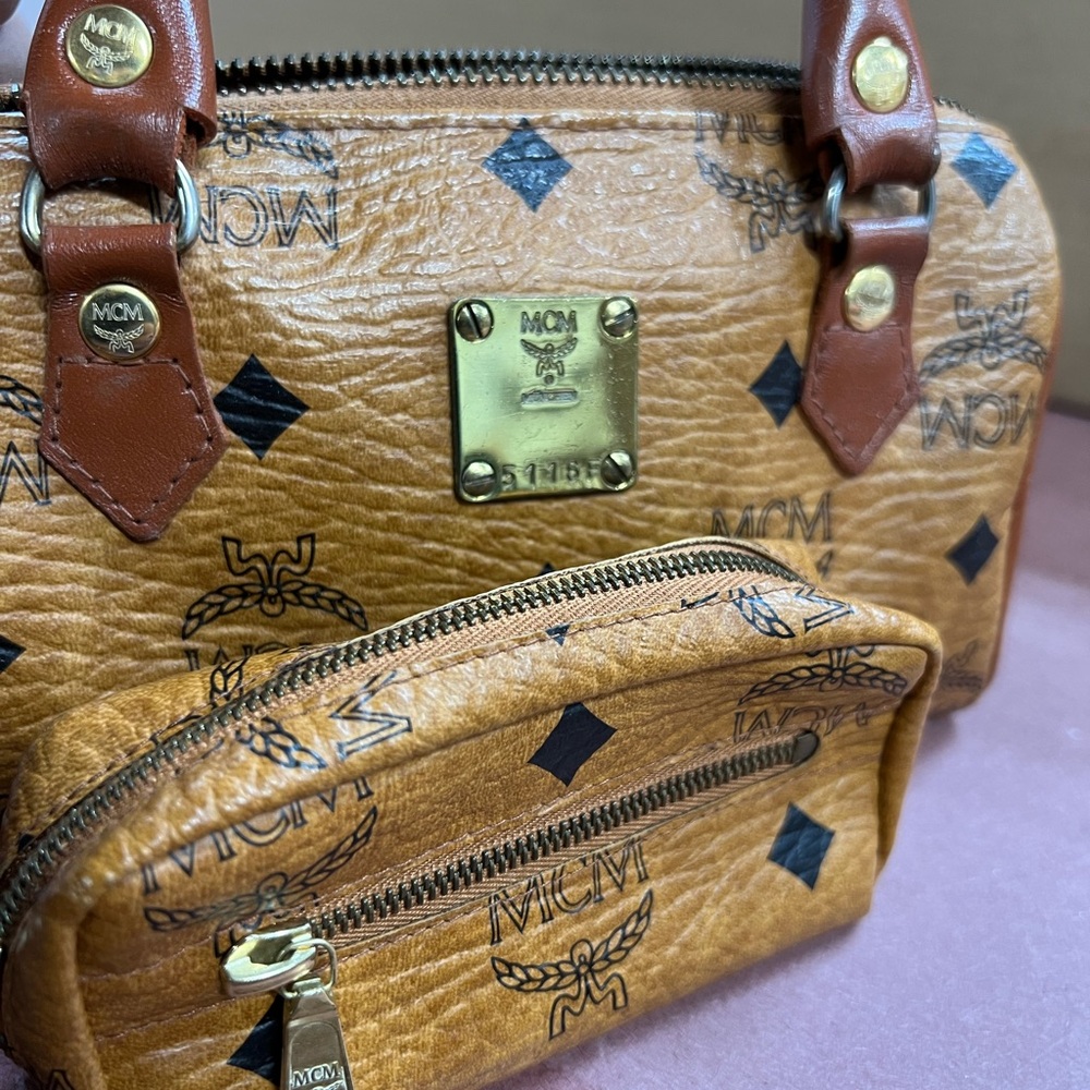 MCM Mini Boston Crossbody Bag Set - Picture 3 of 6